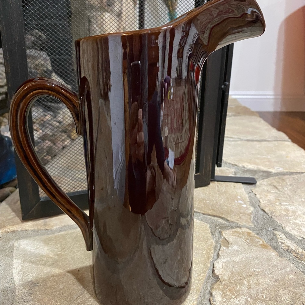 ROCKINGHAM PITCHER MIDCENTURY MODERN BY TACKETT COOK&SERVE 1958